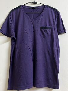 Men's V-Neck T-Shirt with Pocket