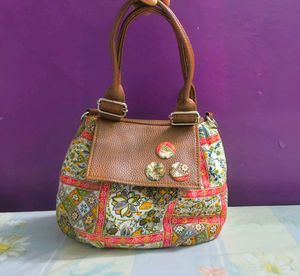 🍂 Boho Floral Patchwork Handbag 🍂