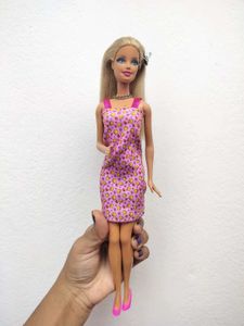 Barbie doll with pink dress