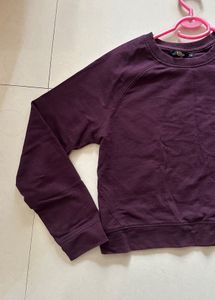 Cozy Plum Crewneck Sweatshirt