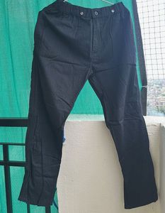 Classic Black Casual Trousers