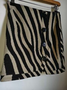 Zara Zebra Mini Skirt