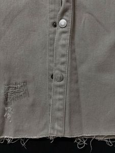 Original Imported ZARA Overshirt–Vintage Stone B