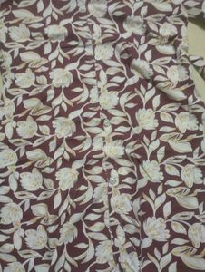 Maroon Floral Print Co-ord Set