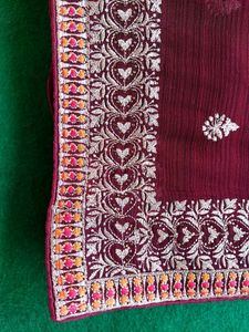 Soft Chiffon Heavy Work Saree