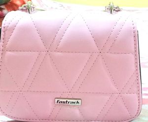 Fastrack Pink Quilted Handbag