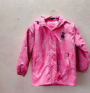 Lil Bear Pink Print Jacket