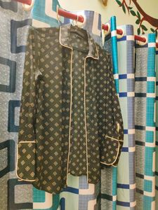 Black Unused Printed Shirt