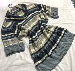 🎉Buy1 Get1 Free🎉Striped Knit Sweater L