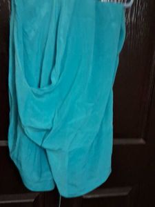 Blue Sequined Kurta Salwar set with Dupatta