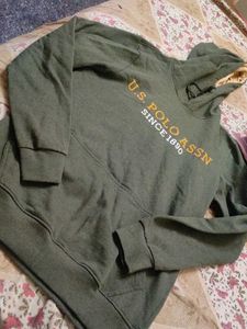U.S. Polo Assn. Green Hoodie