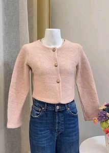 Chic Pink Tweed Cropped Blazer by BABI 🌸🩷