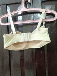 Nude paded pushup wired bra