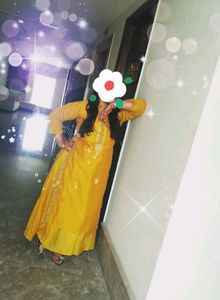 Heavy Ethnic Gown(free🎁surprise +Fabric tape)
