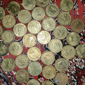 30 Pcs old coin 10 and 20 paisa mix