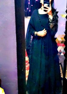BLACK ANARKALI WITH DUPATTA 🎉🖤