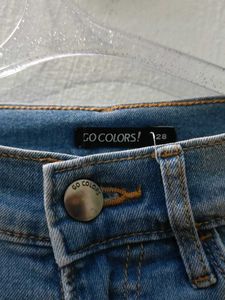 Women's Flare Jeans - High Waisted Denim