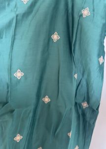 Elegant Green Embroidered Kurta Set