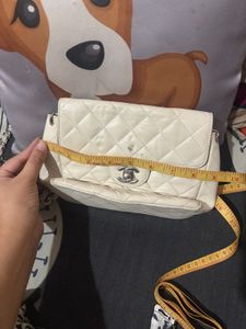 White Quilted Chanel Knock Off