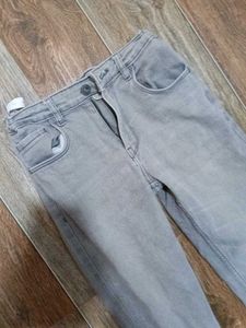 Grey Wash Denim Jeans