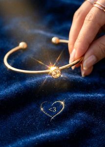 Elegant Gold Bangle Bracelet