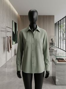 women’s Reserved  Sage Green Shirt