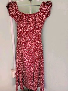 Brand New Women Floral Print A-line Dress