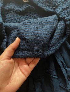 Women's Off-Shoulder Smocked Top