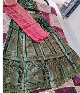 Art Silk Brocade Lehenga Choli