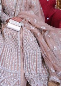 designer gown with dupatta
