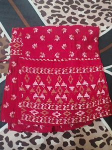 Beautiful Red Printed Anarkali kurti