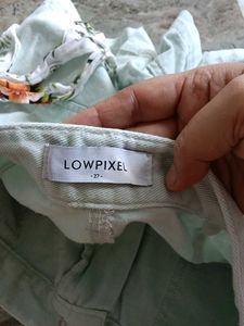 Light Green Utility Shorts