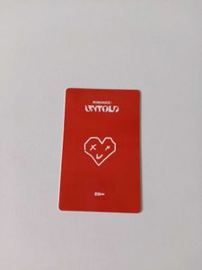 HEESEUNG ROMANCE UNTOLD PHOTOCARD