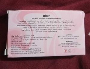 Solid Perfume - Blur India-Fresh Cut Flowers