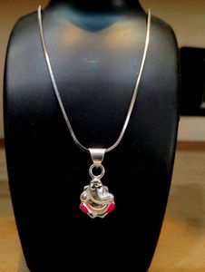 Ganesh Ji Chain Pandent Pure Silver 925
