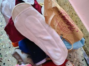Cute Polka Dot Baby Cloth Diapers and Mats