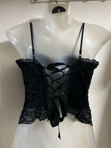 Elegant Black Lace Cami Top