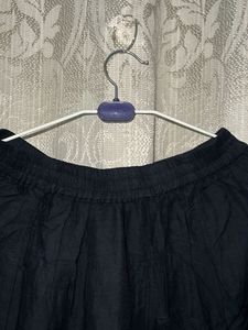 Black Ethnic sharara pant skirt