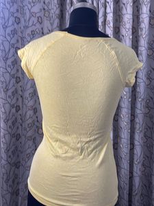 Decathlon Yellow Basic T-Shirt