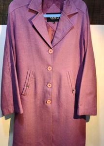 Elegant Lavender Trench Coat
