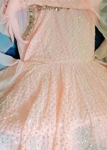 Elegant Peach  sarara suit