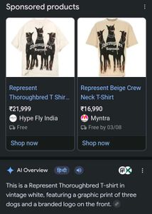 Represent ThoroughbredT Shirt Dog Graphic Tee