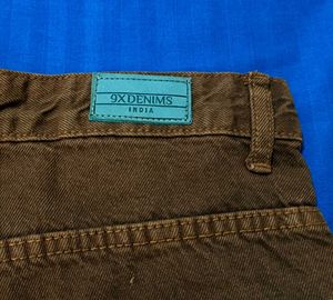 Brown Cargo Pants - Wide Leg