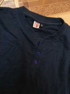 Navy Blue Long Sleeve T-Shirt (M) size