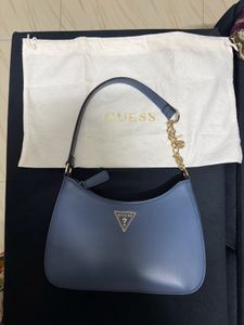 Authentic Guess Blue Shoulder Bag