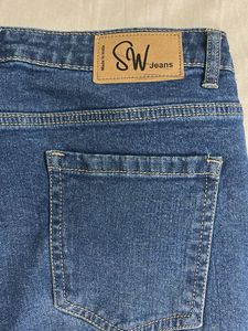 Blue Flared Jeans