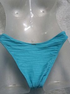 Blue Ruched🧡 Bikini Bottom