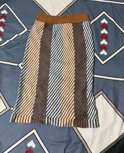Length-25,,Chic Striped Pencil Skirt