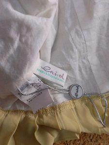 Light Yellow Ruffled Sleeve Top