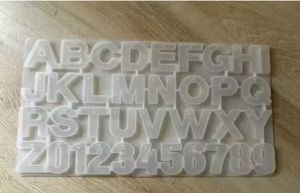 Alphabet &amp; Number Silicone Mold For Resin Art